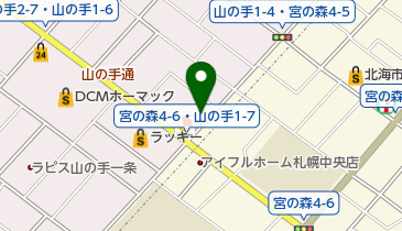 北海道札幌市西区山の手1条の暮らし 生活 病院一覧 Navitime