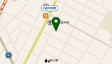 公文式小金井駅東教室の地図画像