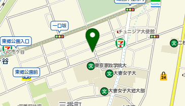 公文式三番町教室の地図画像
