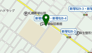 公文式新琴似小前教室の地図画像