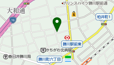 公文式ままま勝川教室の地図画像