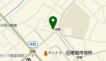 公文式恵庭小学校前教室の地図画像