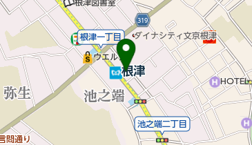 公文式根津教室の地図画像