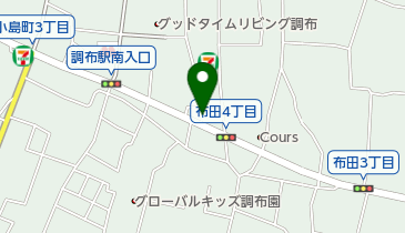 公文式調布駅南教室の地図画像