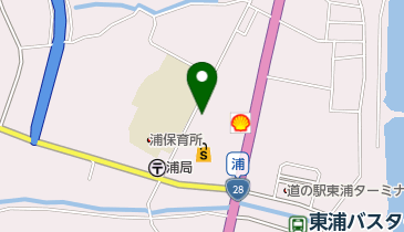 公文式浦教室の地図画像