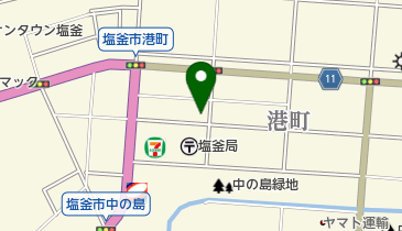 公文式塩釜港町教室の地図画像