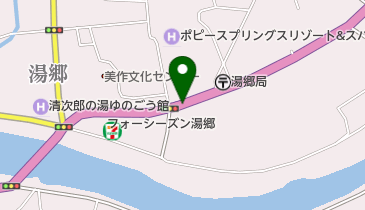 公文式湯郷教室の地図画像