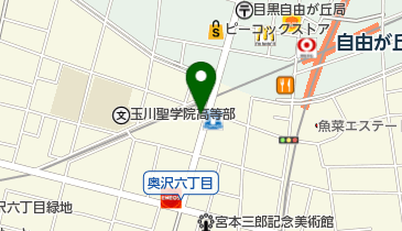 公文式自由が丘駅前教室の地図画像