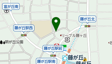 公文式藤が丘駅前教室の地図画像