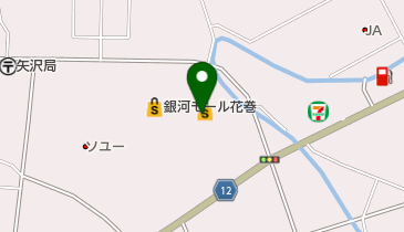 公文式銀河モール花巻教室の地図画像