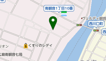 公文式南観音1丁目教室の地図画像