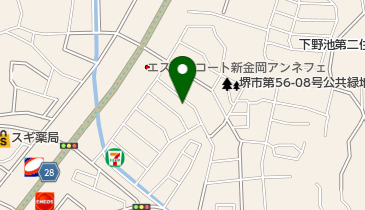 公文式金岡西教室の地図画像