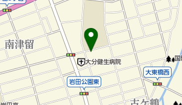 公文式津留小前教室の地図画像