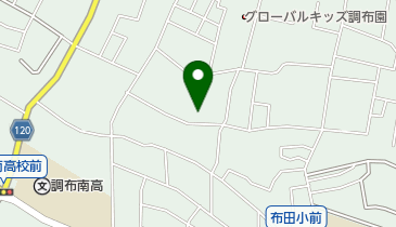 公文式布田5丁目教室の地図画像