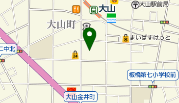 公文式大山町教室の地図画像