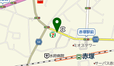 公文式赤塚駅北教室の地図画像