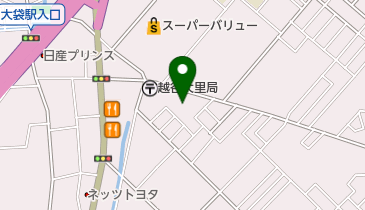 公文式大里教室の地図画像