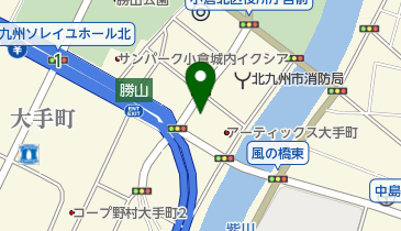 公文式小倉大手町教室の地図画像