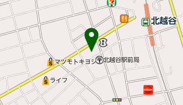 公文式北越谷教室の地図画像