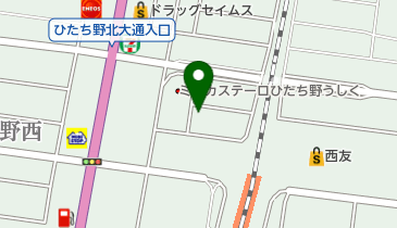 公文式ひたち野うしく駅前教室の地図画像