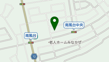 公文式南風教室の地図画像