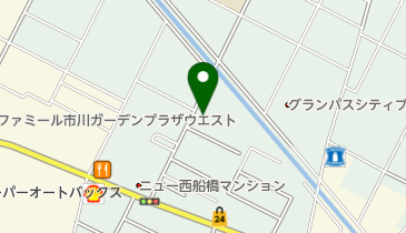 公文式本中山4丁目教室の地図画像