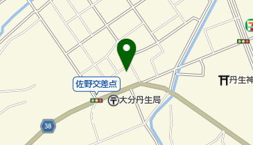 公文式大分丹生教室の地図画像