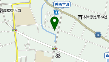 公文式高松香西教室の地図画像