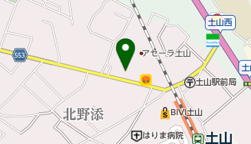 公文式土山駅南口教室の地図画像