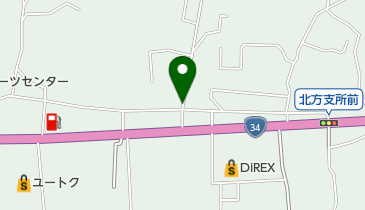 公文式北方教室の地図画像