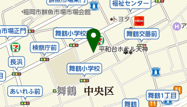 公文式舞鶴教室の地図画像