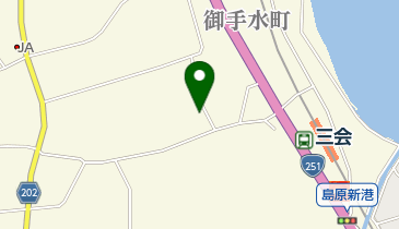 公文式島原三会教室の地図画像