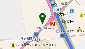 公文式メトロ大日教室の地図画像