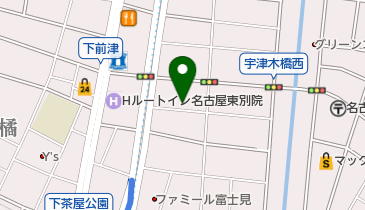 公文式上前津教室の地図画像