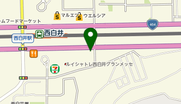 公文式西白井駅南教室の地図画像
