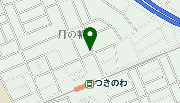 公文式つきのわ教室の地図画像