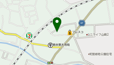 公文式山崎教室の地図画像