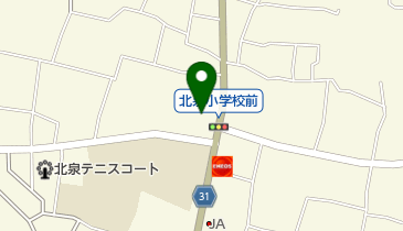 公文式北泉小学校前教室の地図画像
