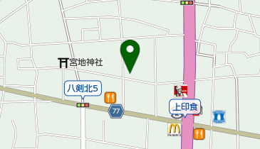 公文式岐南北教室の地図画像