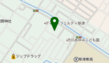 公文式草津平井教室の地図画像