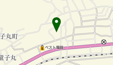 公文式若松用勺教室の地図画像