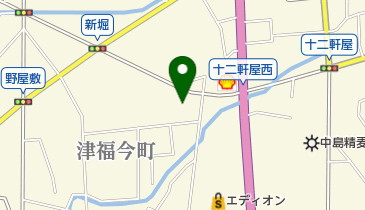 公文式津福新堀教室の地図画像