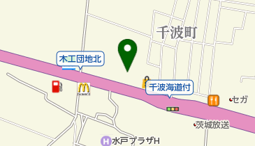 公文式千波町緑教室の地図画像