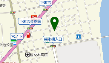 公文式下末吉2丁目教室の地図画像