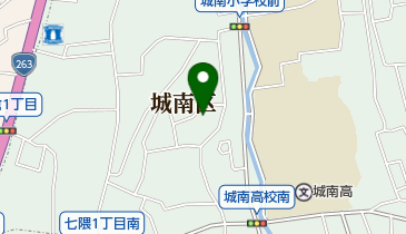 公文式城南小西教室の地図画像