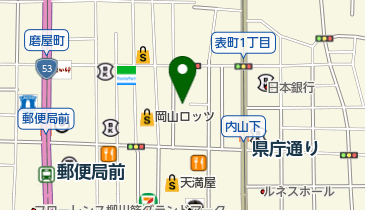 公文式表町教室の地図画像