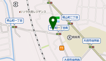 公文式大府花咲台教室の地図画像