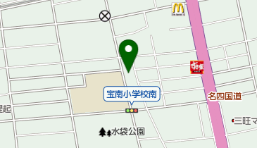 公文式宝南教室の地図画像