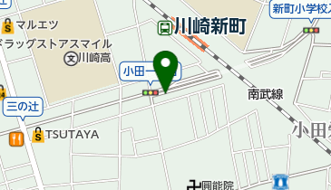 公文式三の辻東教室の地図画像