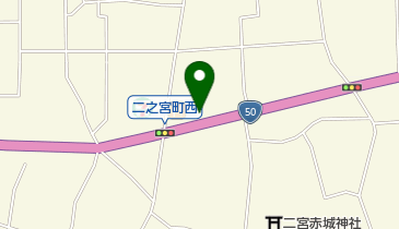 公文式二之宮教室の地図画像